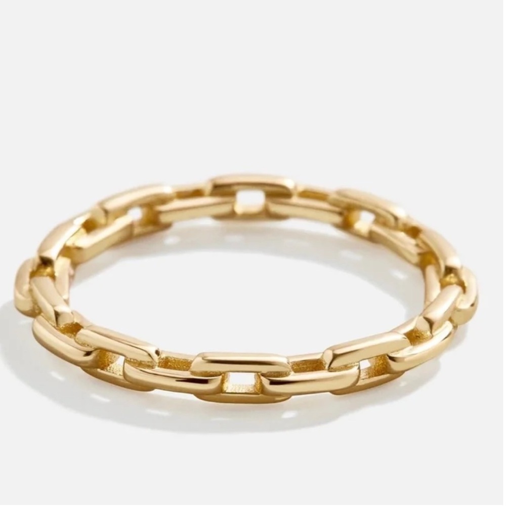 5/$25 Sugarfix by BaubleBar Gold Chain Link Ring NWT